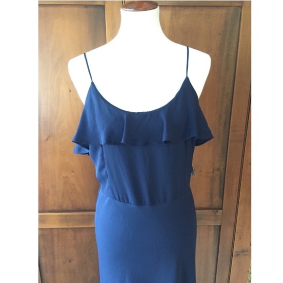 Lucy Love Navy Blue Spaghetti Strap Dress - Picture 4 of 8